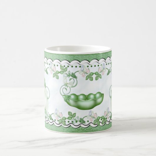 Tasse - süße Erbse in einer Hülse (Mittel)