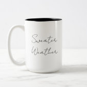 Tasse "Sweater Weather" (Links)