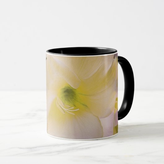 Tasse Sword Lily Green Bokeh (VorderseiteRechts)