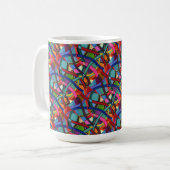 Tasse "Tangled" Abstract Design (Vorderseite Links)
