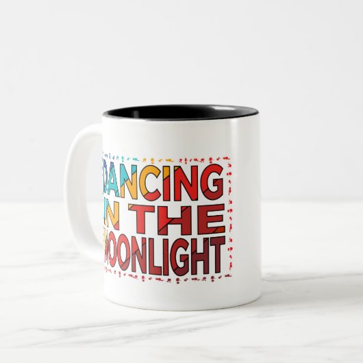Tasse Tanzen im Mondlicht-Design (Vorderseite Links)