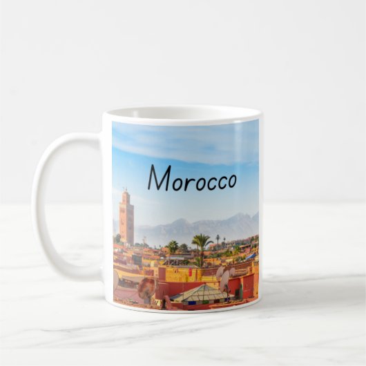 Tasse, Tasse mit marokkanischem Design, Geschenk (Links)