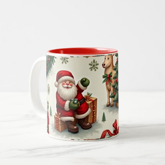 Tasse & Tassen Weihnachtsfeier (Vorderseite Links)