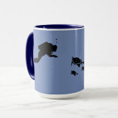 Tasse - Taucher und Turtles (Vorderseite Links)