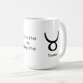 Tasse - Taurus Glyph (VorderseiteRechts)