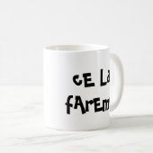 Tasse tazza "Ce la faremo" (VorderseiteRechts)