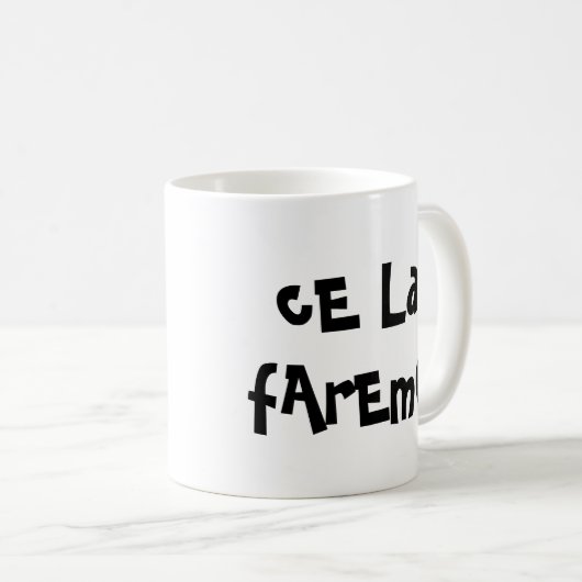 Tasse tazza "Ce la faremo" (VorderseiteRechts)