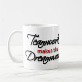 Tasse - "Teamwork macht das Dreamwork! " (Links)
