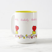 Tasse Tee aus Kaffee, Liebe aus Mauskäse (Vorderseite Links)