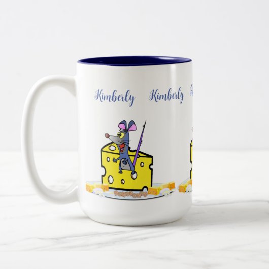 Tasse Tee aus Kaffee, Mauskäse (Links)