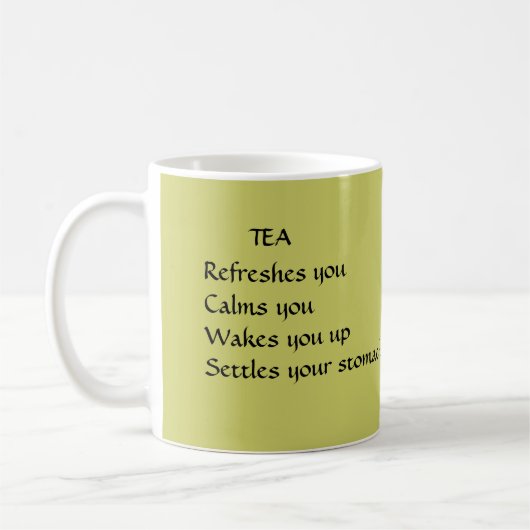 Tasse - Tee gegen Kaffee (Links)