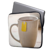 Tasse Tee Laptopschutzhülle (Vorderseite Links)