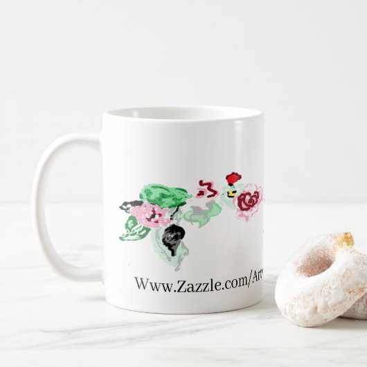 Tasse: TEE ODER KAFFEZEIT Kaffeetasse (Mit Donut)