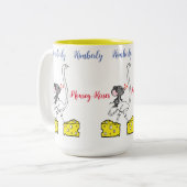 Tasse Tee, Straußenmaus Liebe Kisses (Vorderseite Links)