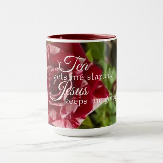 Tasse - Tee und Jesus (Zentrum)