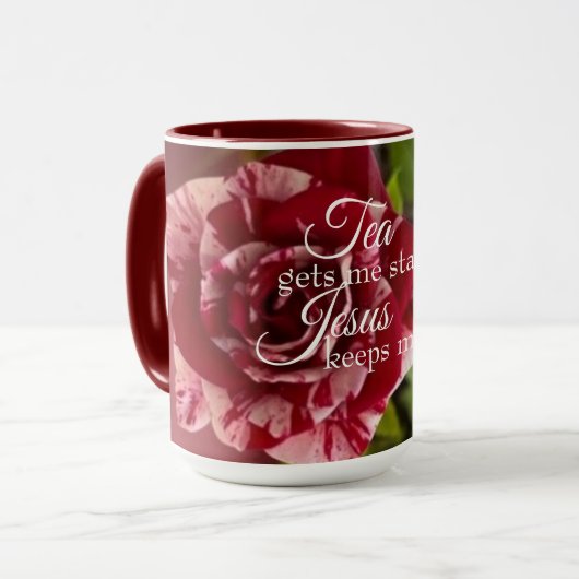 Tasse - Tee und Jesus (Vorderseite Links)