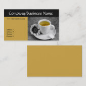 Tasse Tee Visitenkarten Visitenkarte (Vorne/Hinten)