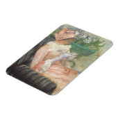 Tasse Tee von Mary Cassatt, Vintage Impressionismu Magnet (Linke Seite)
