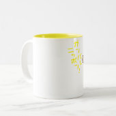 Tasse - Teekessel Tanuki mit Blätter (Vorderseite Links)