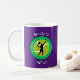 Tasse - Tennisspieler - Personalisiert - Name hinz