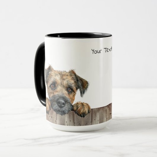 Tasse Terrier Dog (Vorderseite Links)