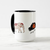 Tasse thailändischer Stil. (Vorderseite Links)