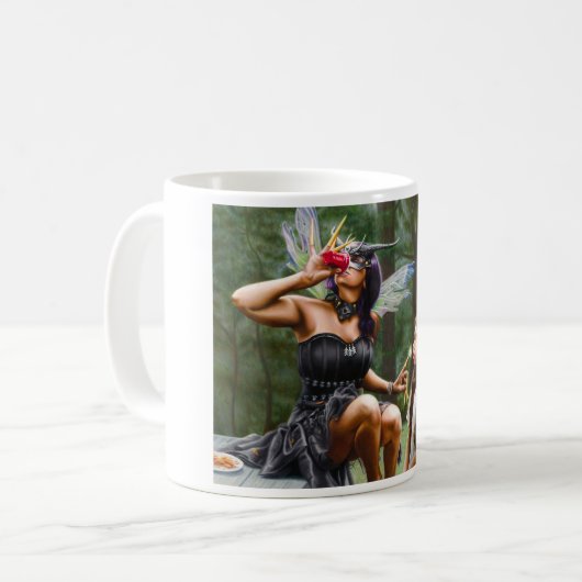 Tasse - "The Picnic Crasher" (Vorderseite Links)