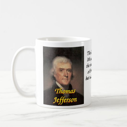 Tasse Thomas- Jeffersonzitats 24 (Links)