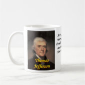 Tasse Thomas- Jeffersonzitats 5 (Links)