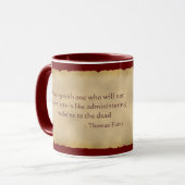 Tasse Thomas Paine (Vorderseite Links)