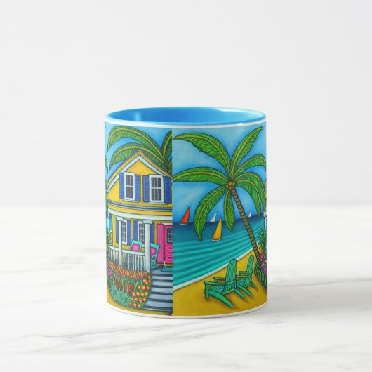 Tasse "Ticket to Paradise" (Zentrum)