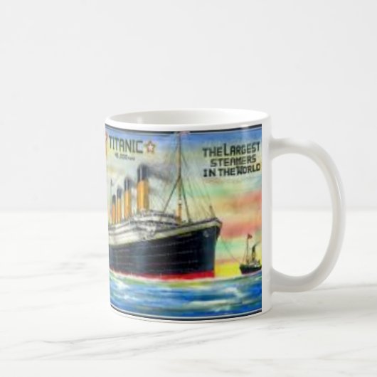 Tasse titanisch und Schwesterschiff olympisch (Rechts)