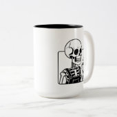 Tasse 'Tod vor Entkoffeiniert' 450ml (VorderseiteRechts)