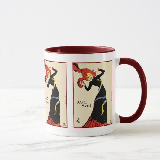Tasse: Toulouse Lautrec - Jane Avril Tasse (Rechts)