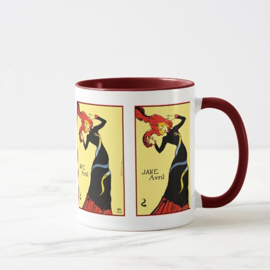 Tasse: Toulouse Lautrec - Jane Avril Tasse (Rechts)