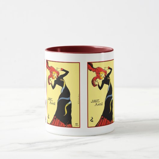 Tasse: Toulouse Lautrec - Jane Avril Tasse (Zentrum)