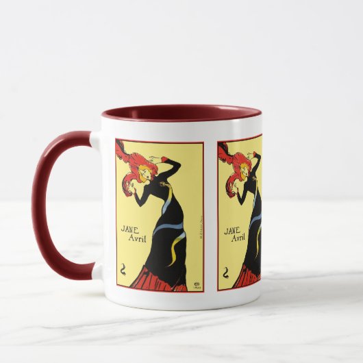 Tasse: Toulouse Lautrec - Jane Avril Tasse (Links)