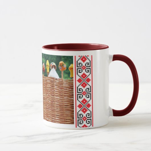Tasse. Traditionen von Ukraine Tasse (Rechts)