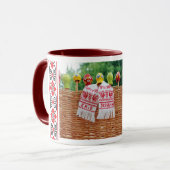 Tasse. Traditionen von Ukraine Tasse (Vorderseite Links)