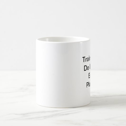 Tasse: Trainspotters Kaffeetasse (Mittel)