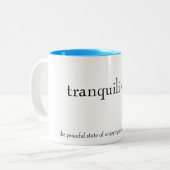 Tasse "tranquili*tea" (Vorderseite Links)