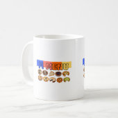 Tasse Trendy Pi-Menü Kaffeetasse – Lustiger Mathe- (Vorderseite Links)