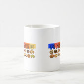 Tasse Trendy Pi-Menü Kaffeetasse – Lustiger Mathe- (Mittel)