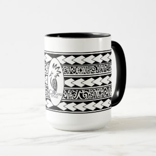 Tasse Tribal Ethnisch Schwarz