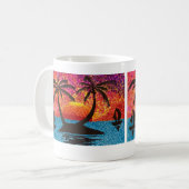 Tasse - Tropeninsel Sonnenuntergang (Vorderseite Links)