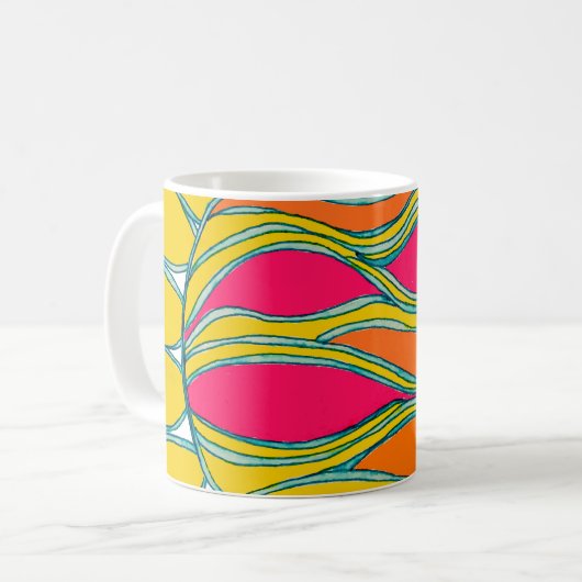 TASSE "TROPISCHE SONNE" (Vorderseite Links)