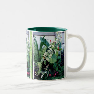 Tasse-Tropischer Garten Zweifarbige Tasse