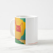 Tasse: "Tropischer Punkt " Kaffeetasse (Vorderseite Links)