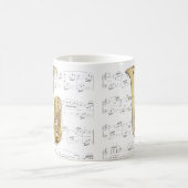Tasse - Tuba mit Blattmusik (Mittel)