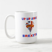 Tasse über den Brexit in Großbritannien (Links)